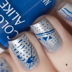 67 Atlantic Blue, Stamping Neglelak, Colour Alike (u)